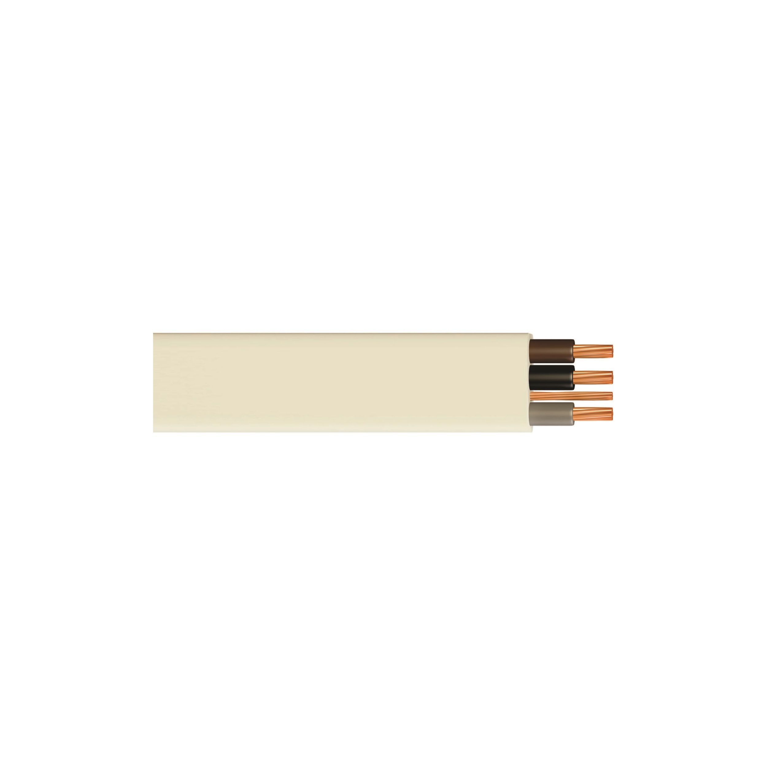 Time 6243B 1.5mm² White 3 Core & Earth Cable, 50M Price Comparisons | Compare The Build