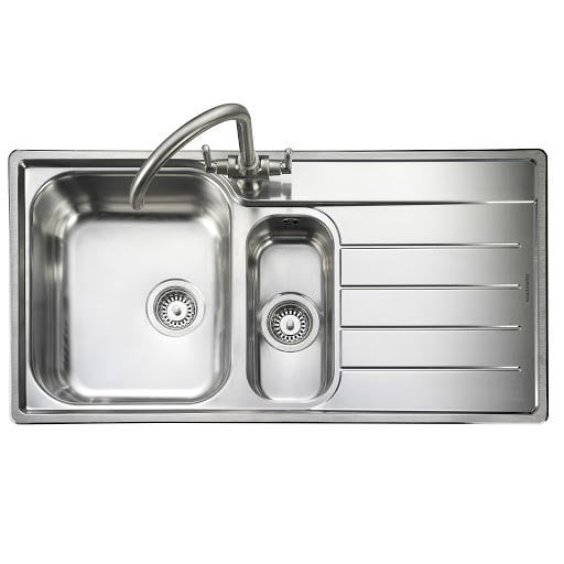 Rangemaster Oakland Stainless Steel Inset 1.5 Kitchen Sink Right Hand | Compare The Build