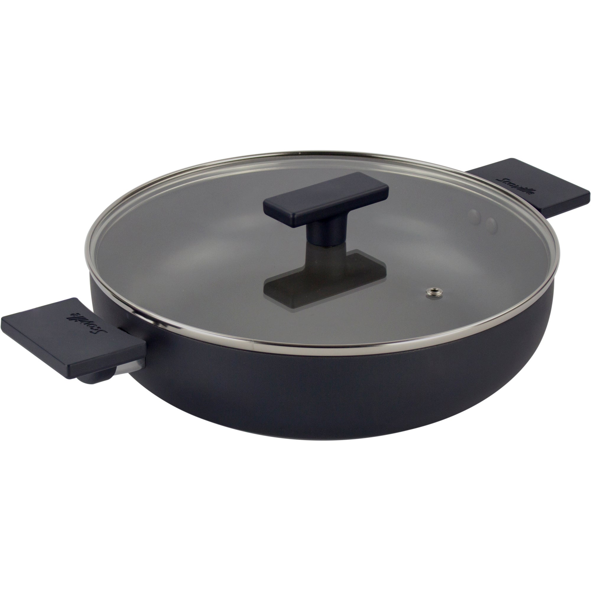 Scoville Ultra Lift Non Stick 28cm Shallow Casserole Dish Black | Compare The Build