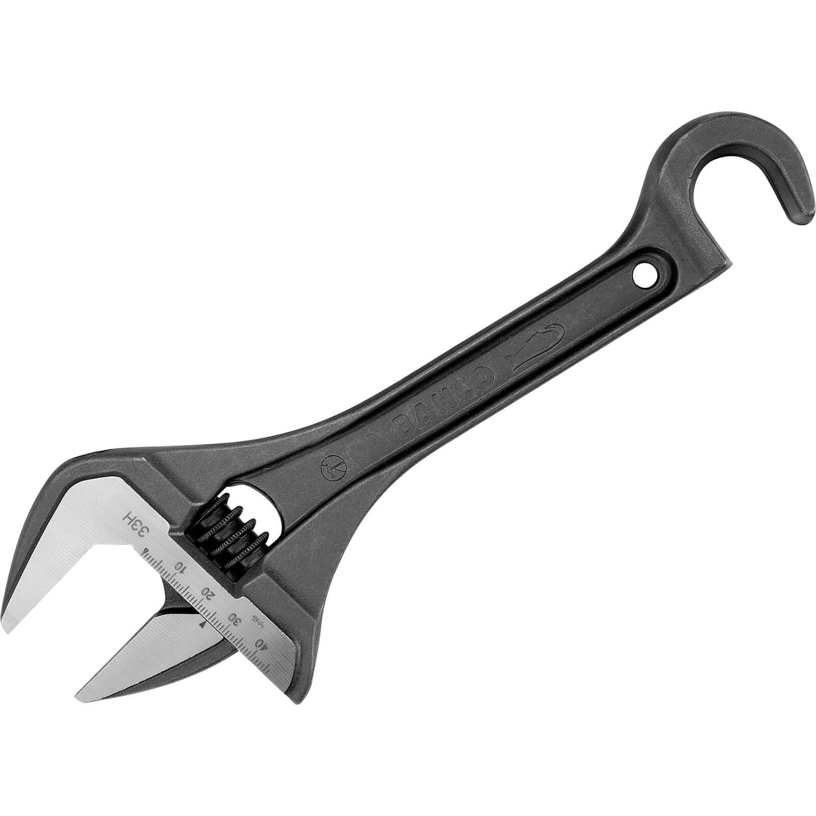 Bahco BAH33H Wide Jaw Adjustable Wrench with Hook 254.5mm Price Comparisons | Compare The Build