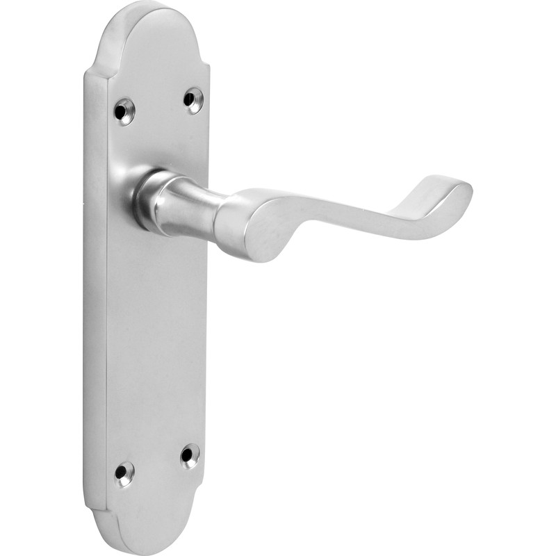 Eclipse Beaufort Door Handles Latch Satin (Pair) | Compare The Build