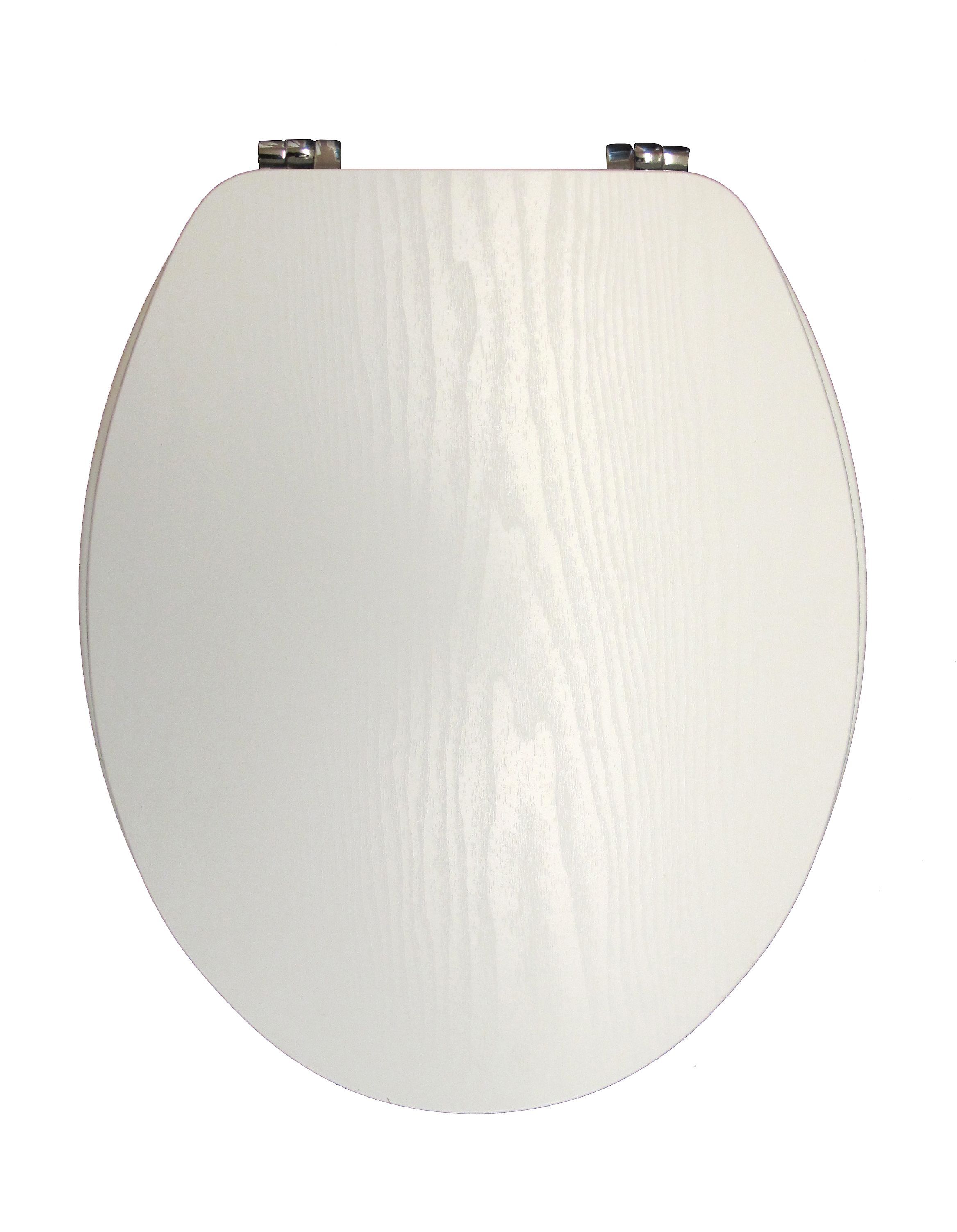 Cooke & Lewis Wooden White Toilet Seat Price Comparisons | Compare The Build