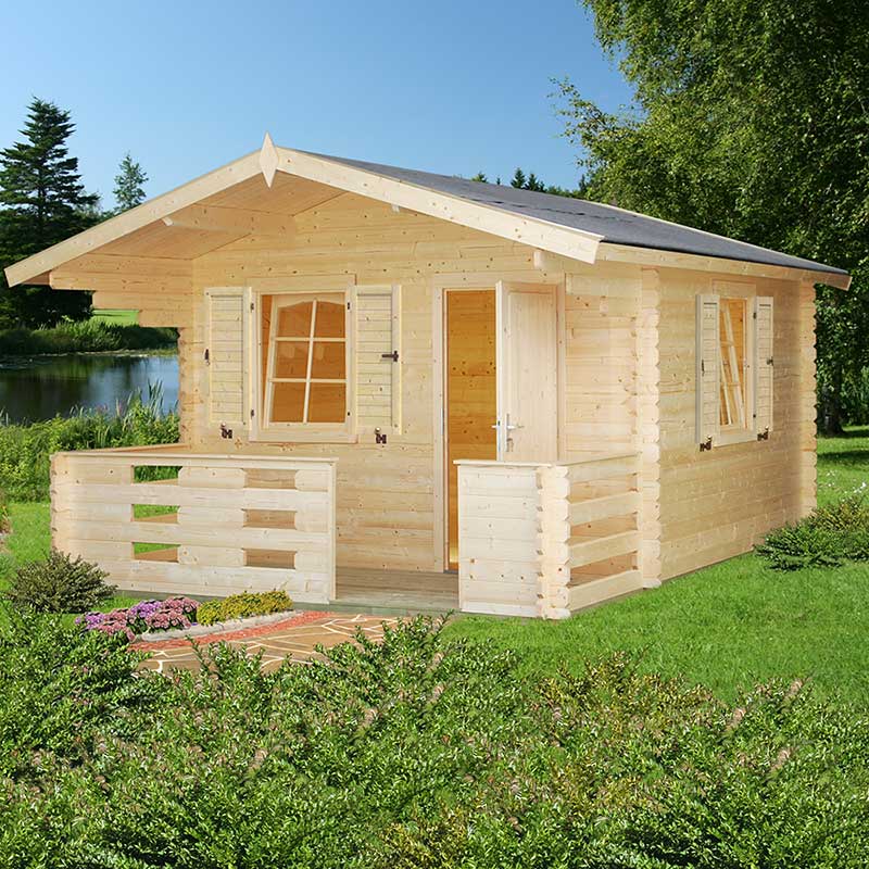 Palmako Emma 3.6m x 3.6m Log Cabin Summerhouse (34mm) Price Comparisons | Compare The Build