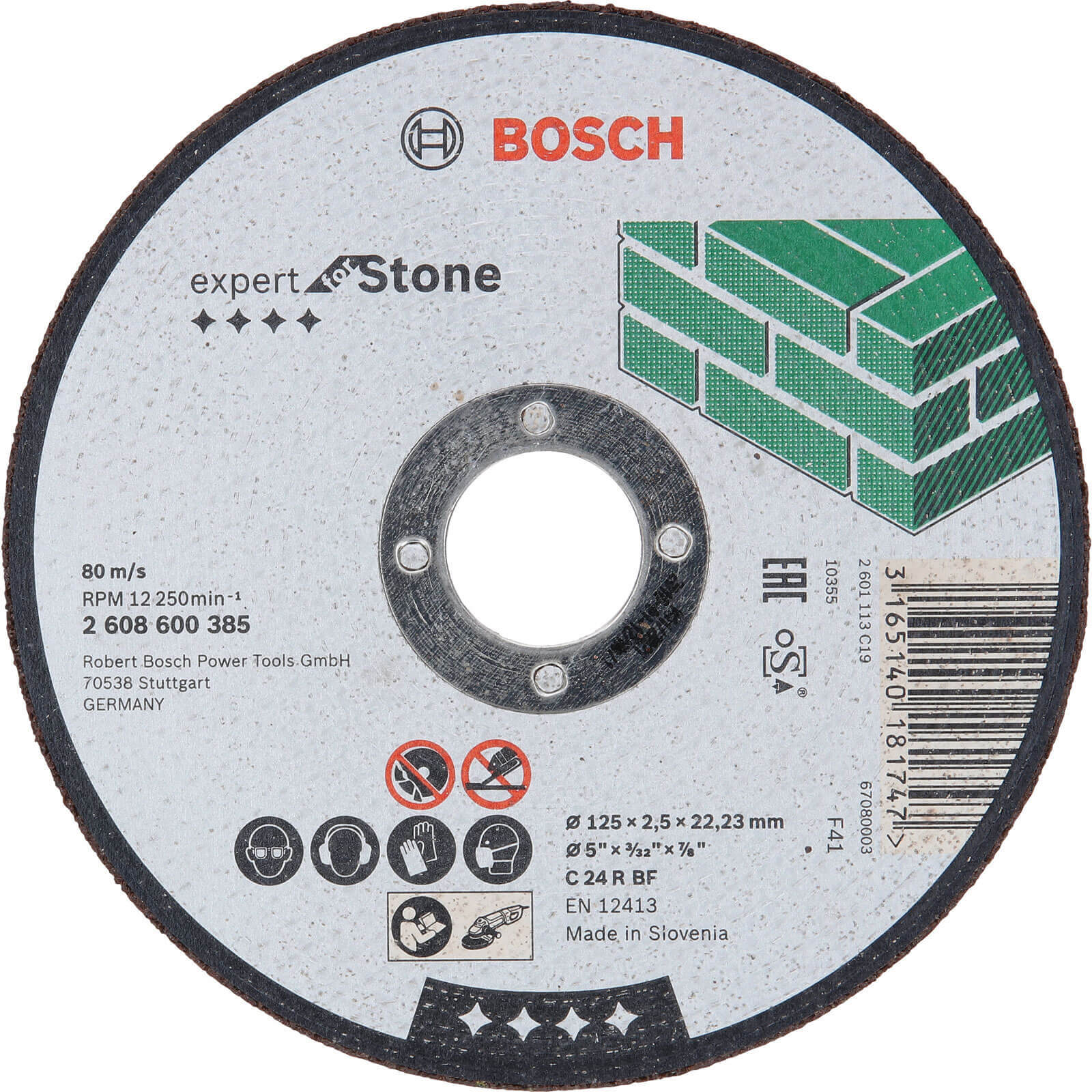 Bosch C24R BF Flat Stone Cutting Disc 125mm | Compare The Build