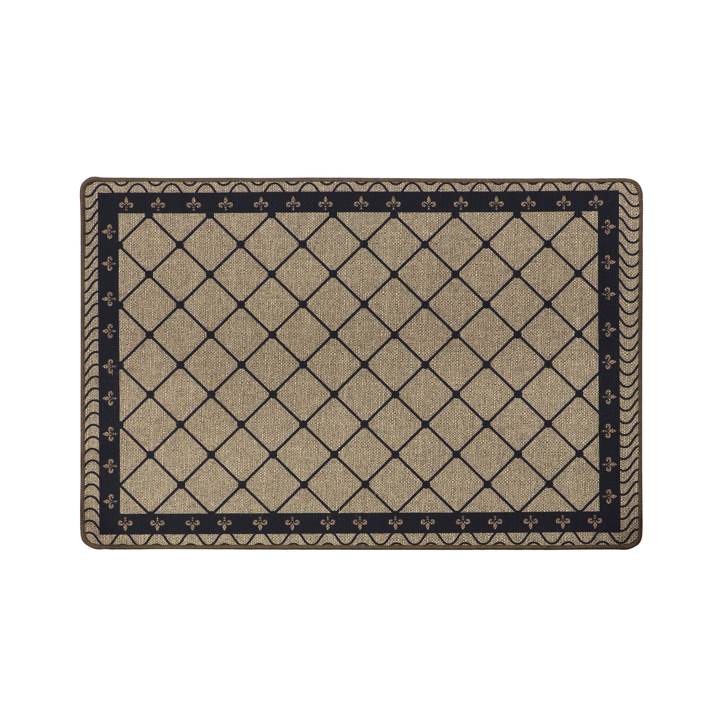 JVL Elegance Diamond Doormat Beige Price Comparisons | Compare The Build