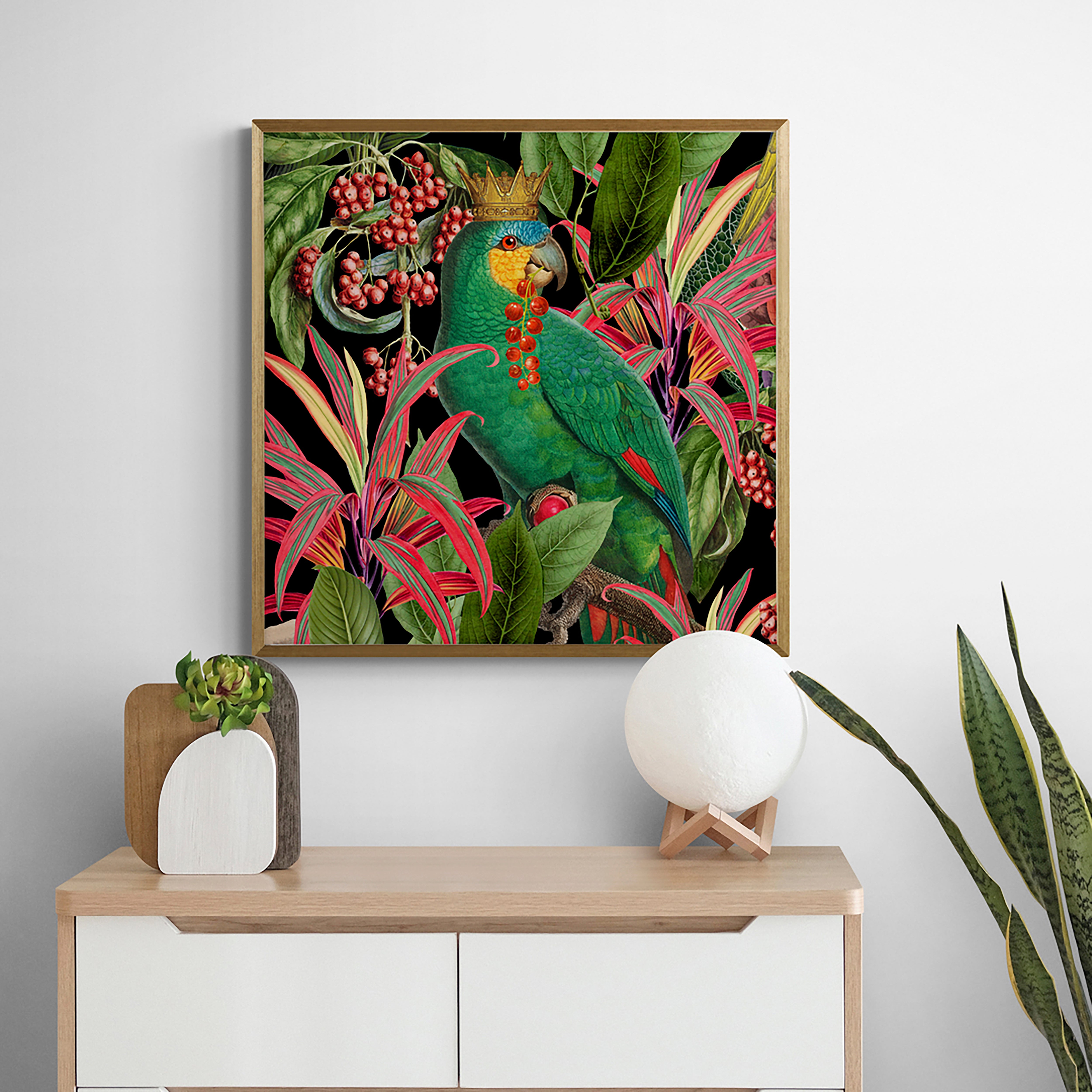 Parrot King II Framed Print Gold Price Comparisons | Compare The Build