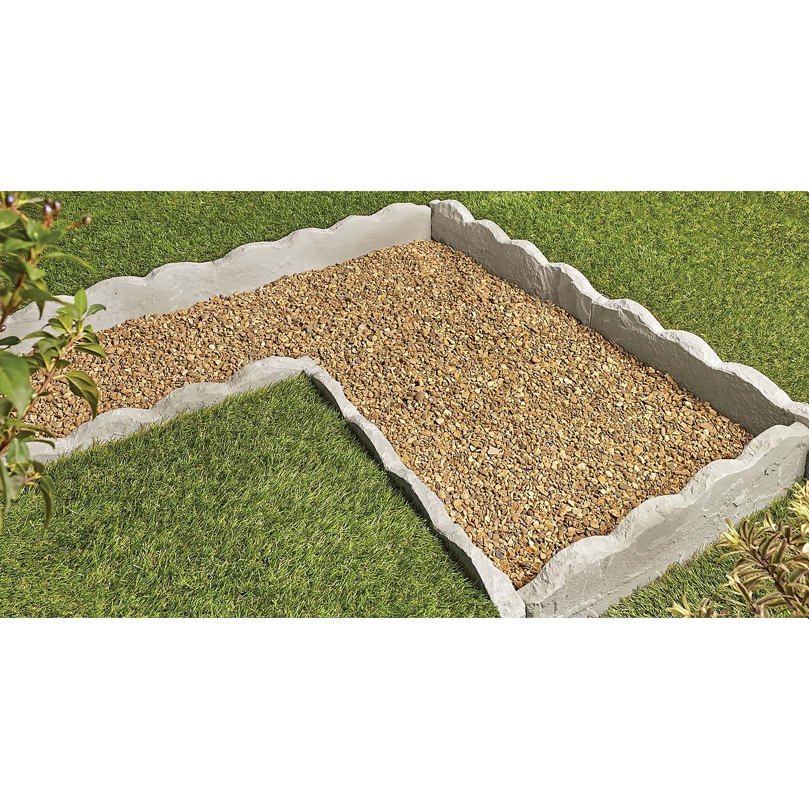 Stylish Stone Natural Random Scalloped Edging - Lakefell (Full Pack) | Compare The Build