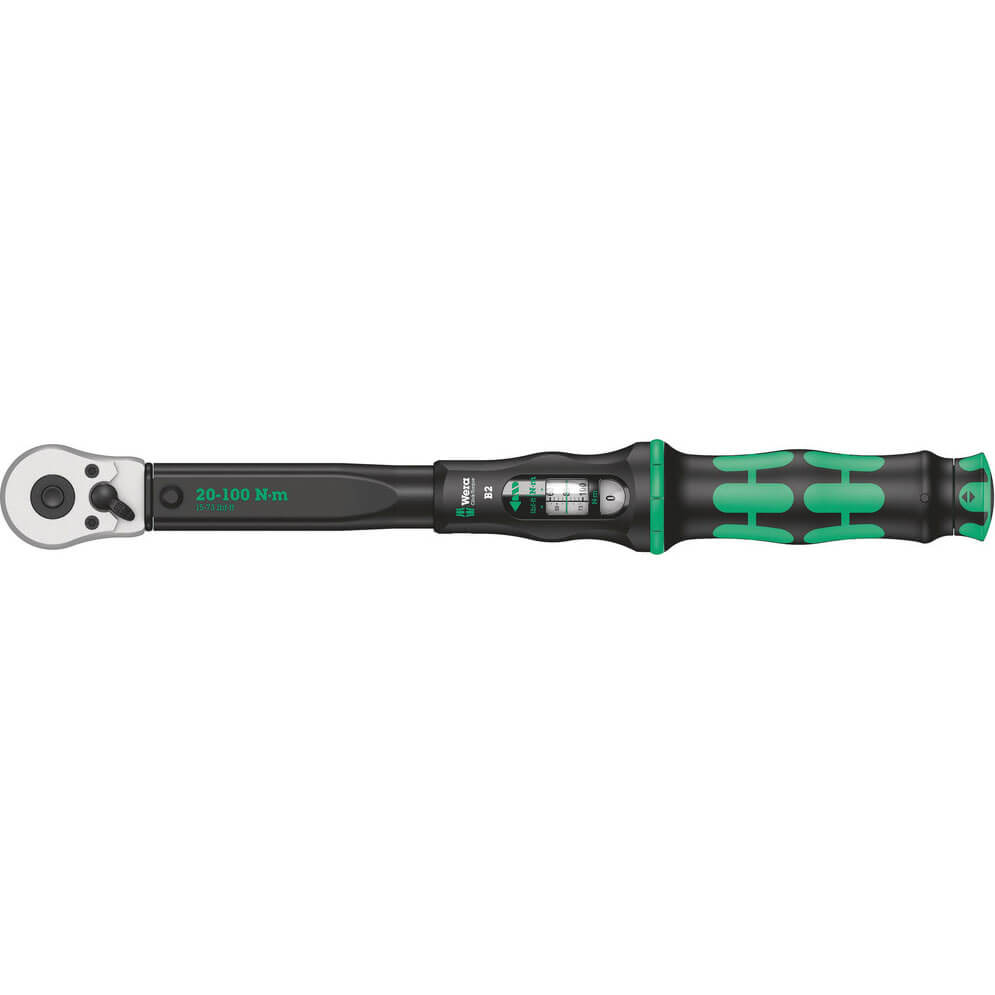 Wera 3/8" Drive Click Torque B2 Torque Wrench 3/8" 20Nm - 100Nm Price Comparisons | Compare The Build