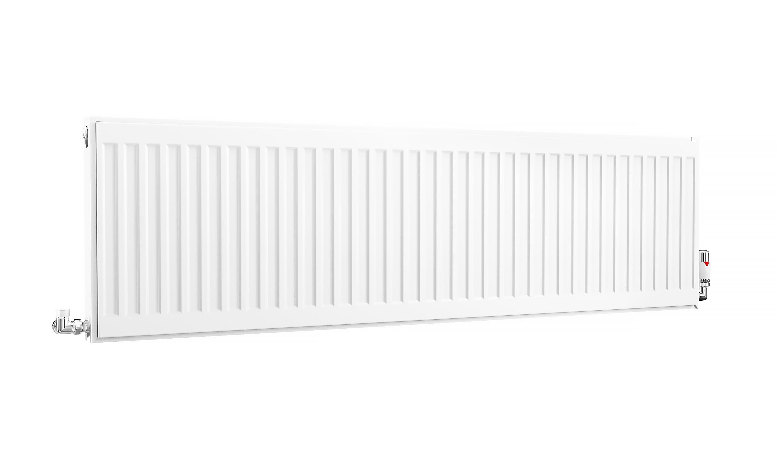 Kartell K-Rad Compact Horizontal Radiator, White, 400mm x 1400mm - Double Panel, Single Convector Price Comparisons | Compare The Build