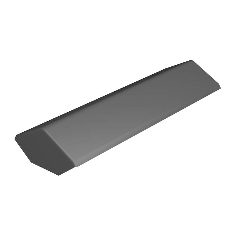 Cedral 15 Degree Duopitch Ridge Stop End Blue/Black - 900mm Length EE_DUOSE15 Price Comparisons | Compare The Build