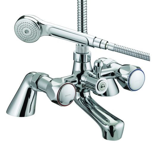 Bristan Value Club Pillar Bath Shower Mixer Tap Chrome Price Comparisons | Compare The Build