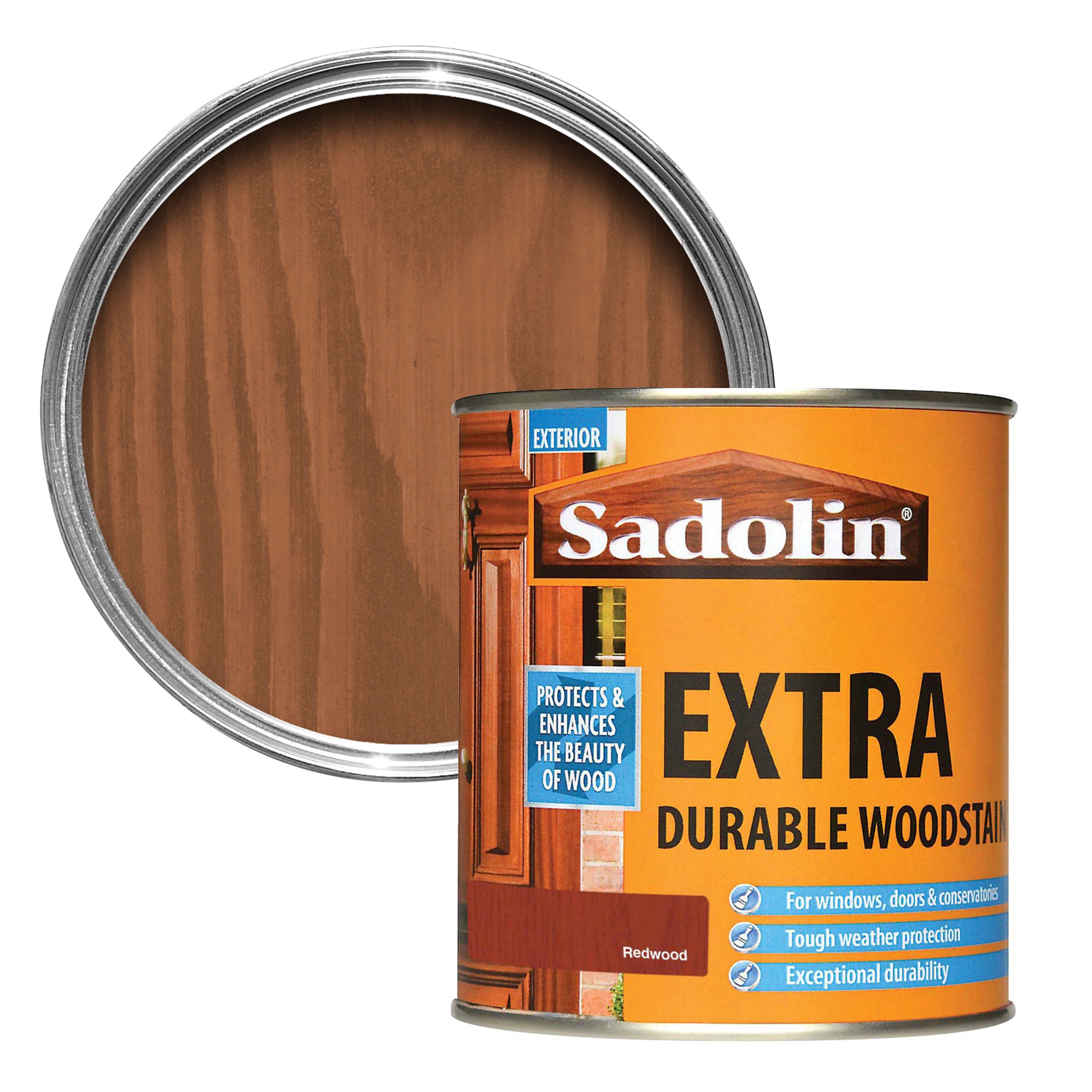 Sadolin Redwood Conservatories, Doors & Windows Wood Stain, 500Ml | Compare The Build