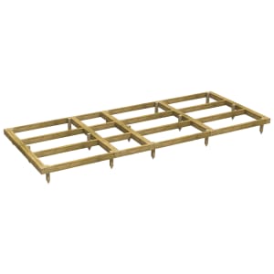 Power Sheds 14 x 6ft Pressure Treated Garden Building Base Kit Price Comparisons | Compare The Build