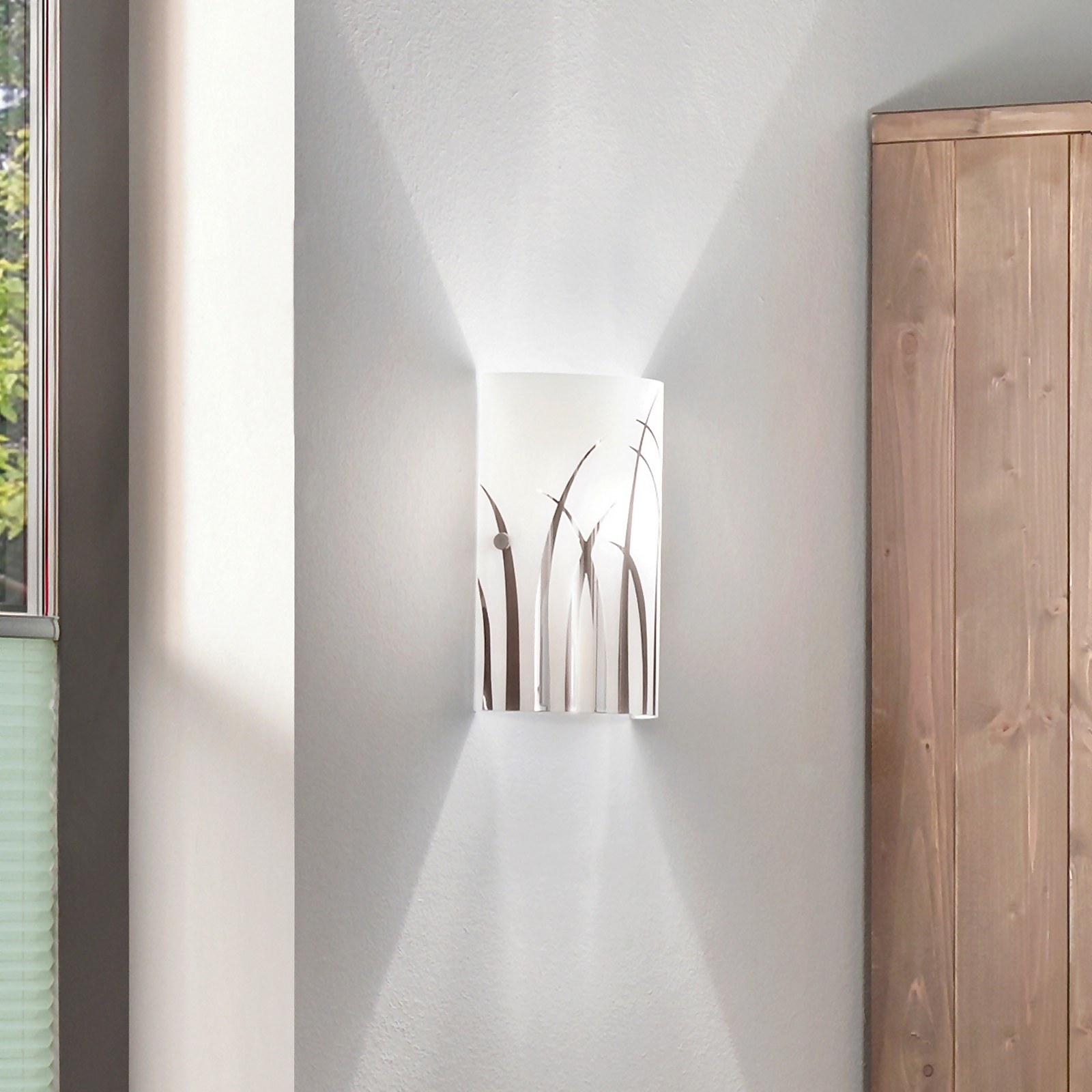 Eglo Rivato Wall Light - Chrome & White Price Comparisons | Compare The Build