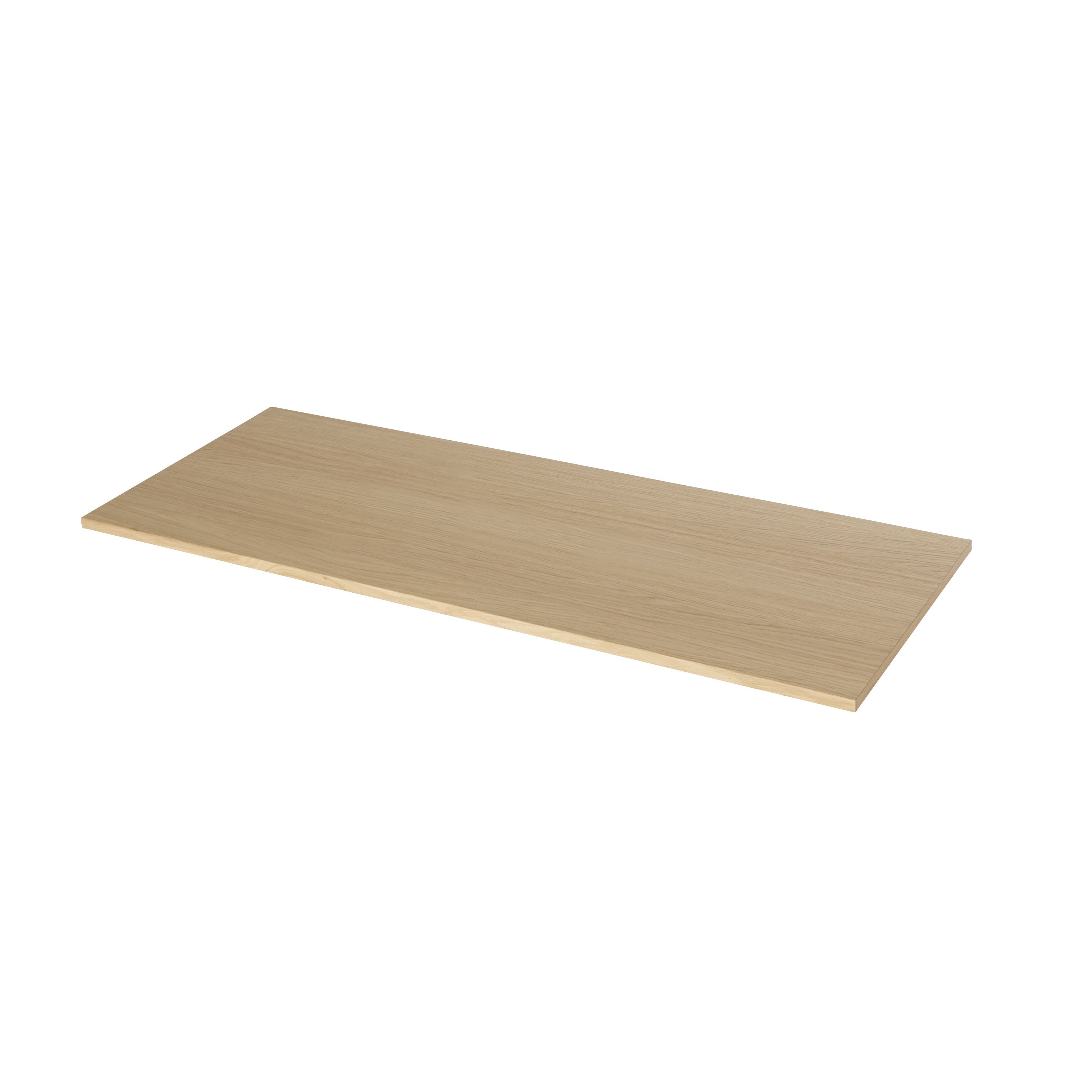 18mm GoodHome Avela Matt Oak Effect Square Edge Chipboard Worktop (L)1.2M Price Comparisons | Compare The Build