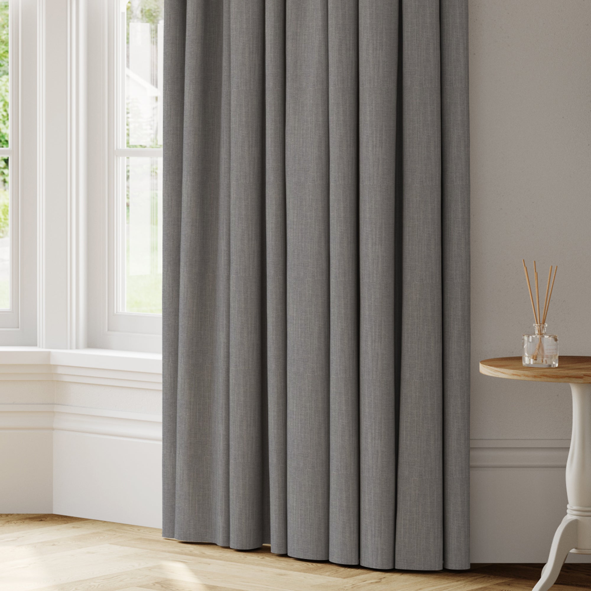 Morgan Made to Measure Curtains Grey Price Comparisons | Compare The Build