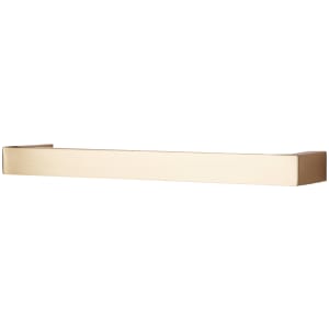 Towelrads Elcot Brushed Brass Dry Electric Towel Bar - 630mm | Compare The Build