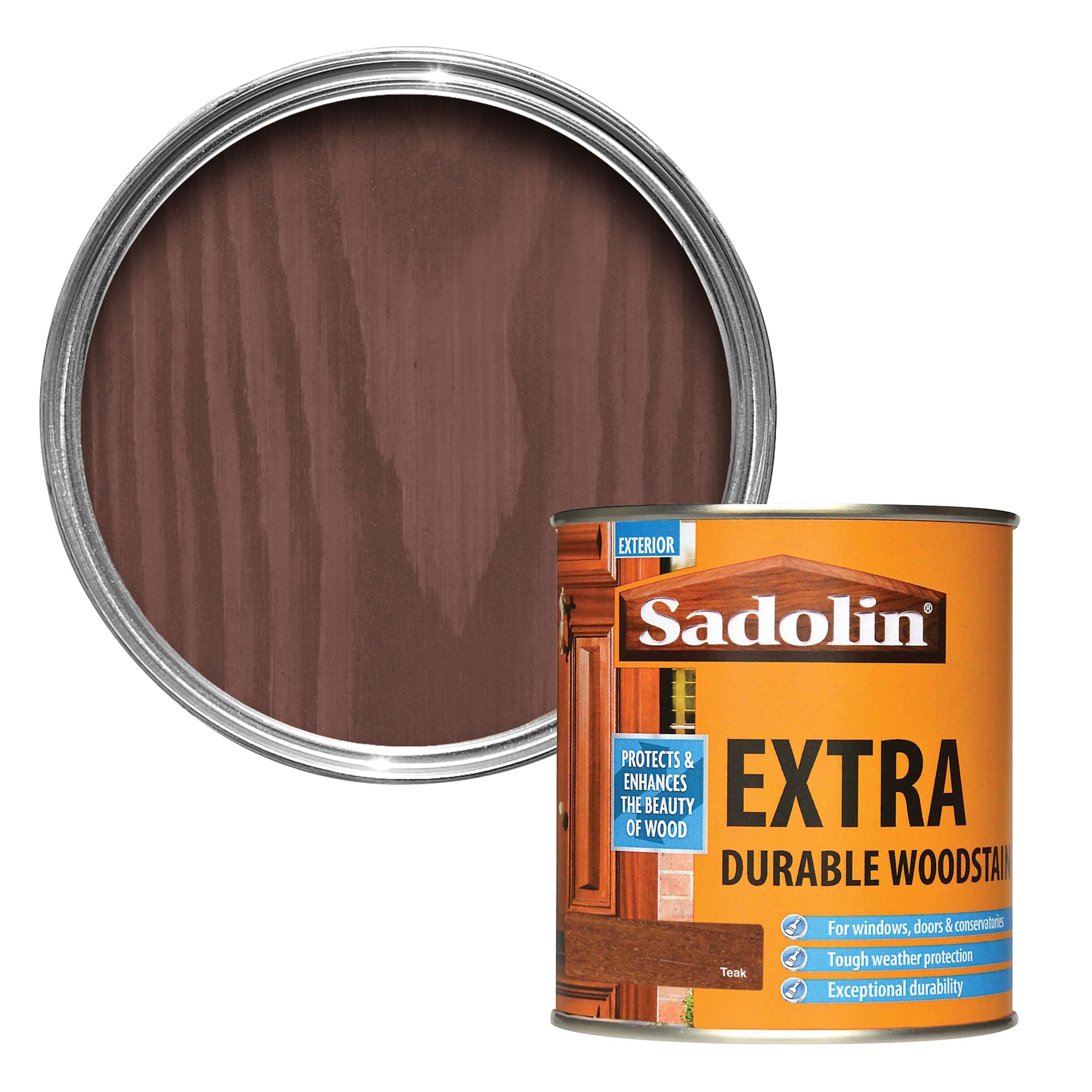 Sadolin Teak Conservatories, Doors & Windows Wood Stain, 500Ml | Compare The Build