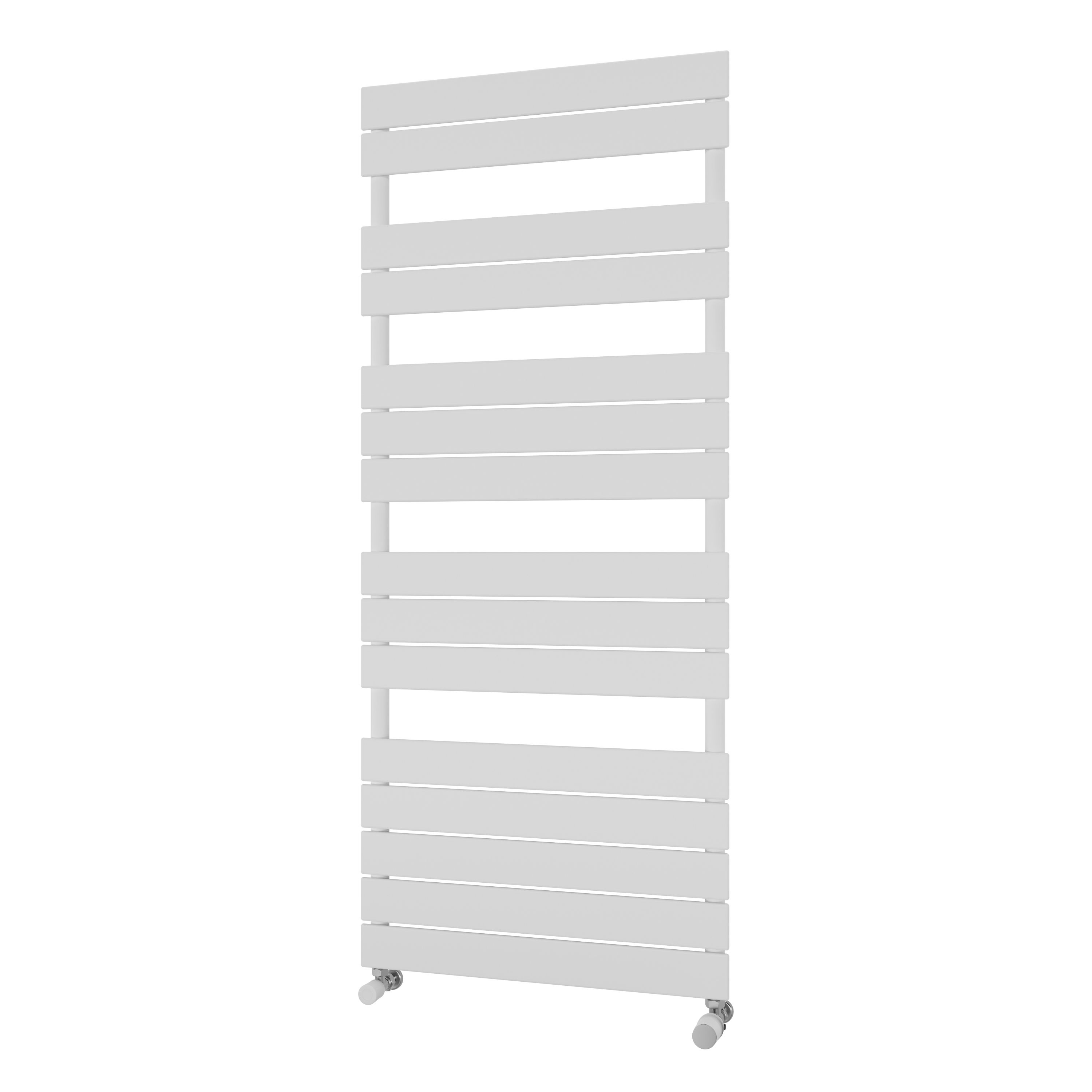 Ximax P2 Satin White Vertical Designer Towel Warmer Radiator, (W)600mm X (H)1420mm Price Comparisons | Compare The Build