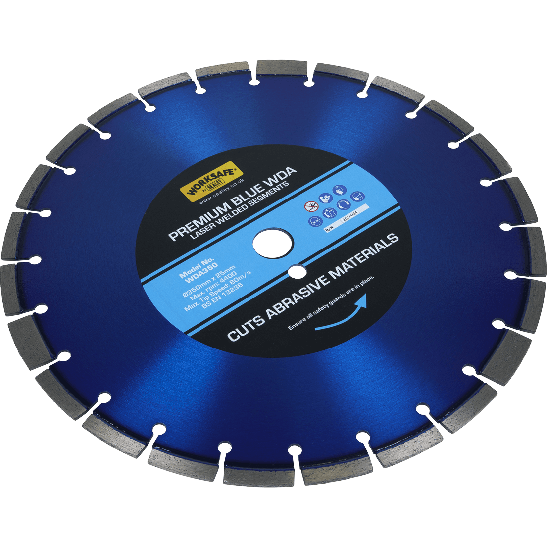 Sealey WDA Premium Blue Diamond Cutting Disc 300mm 3.2mm 25mm | Compare The Build