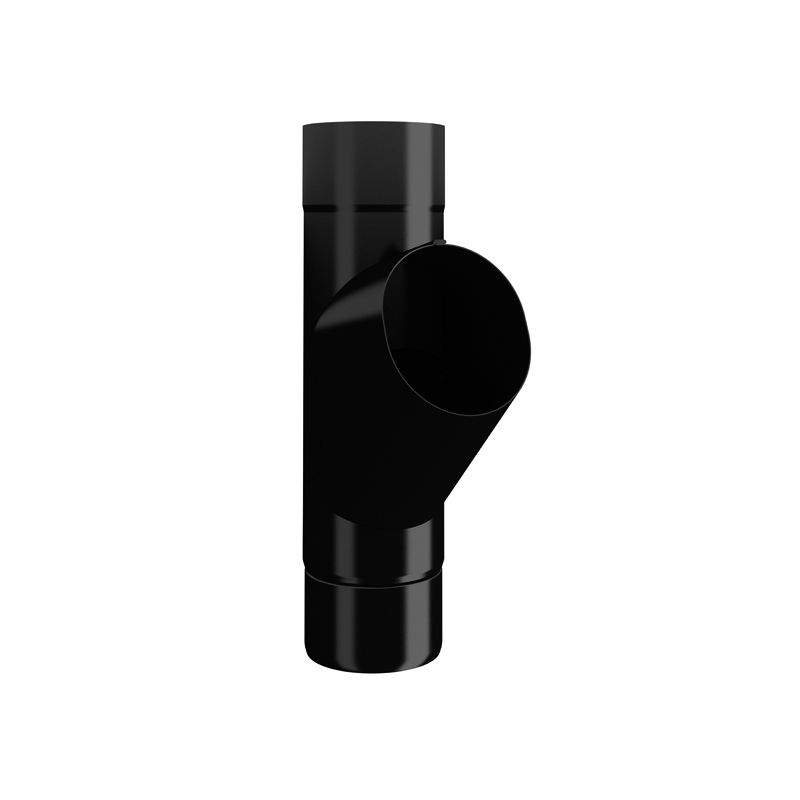 Lindab Steel Guttering Round Adjustable Branch 100mm Painted Black Galvanised Steel GROR100BK Price Comparisons | Compare The Build