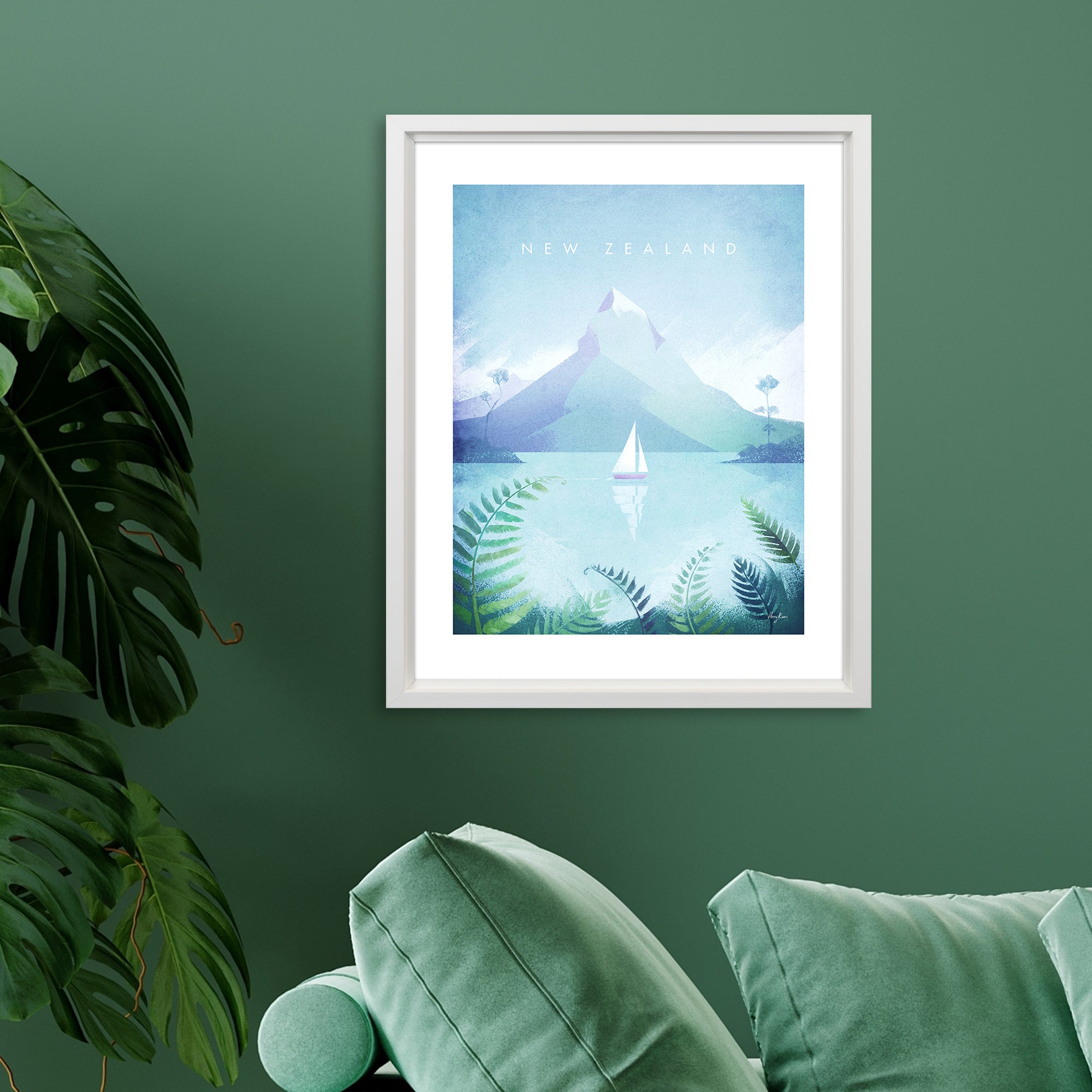 The Art Group New Zealand Framed Print Blue Price Comparisons | Compare The Build