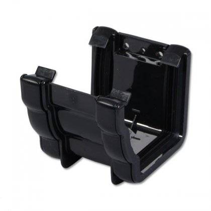 FloPlast Black Ogee Gutter Union Bracket RUN1.BL Price Comparisons | Compare The Build