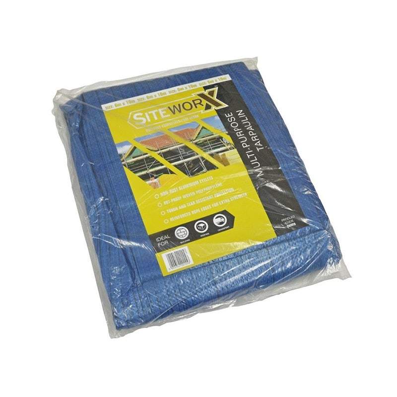 Multi-Purpose Tarpaulin by SITEWORX - 7m x 11m SWMT7 Price Comparisons | Compare The Build