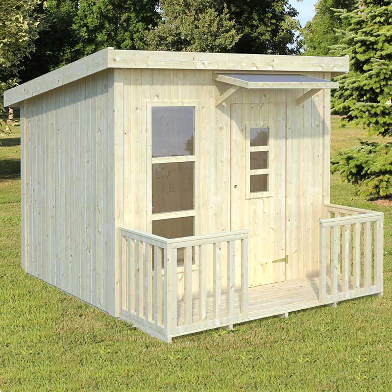 Palmako Harry 2.1m x 1.5m Childrens/Kids Cabin Luxury Outdoor Playhouse (16mm) Price Comparisons | Compare The Build