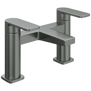 Hemington Double Lever Deck Mounted Bath Filler Tap - Matt Anthracite Price Comparisons | Compare The Build