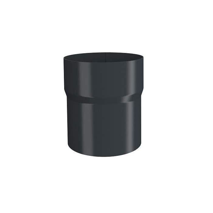 Lindab Steel Pipe Connector 87mm - Anthracite Grey Galvanised Steel SRORM87AG Price Comparisons | Compare The Build