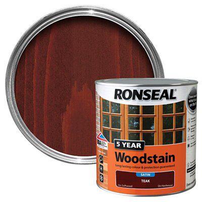 Ronseal Teak High Satin Sheen Wood Stain, 2.5L Price Comparisons | Compare The Build