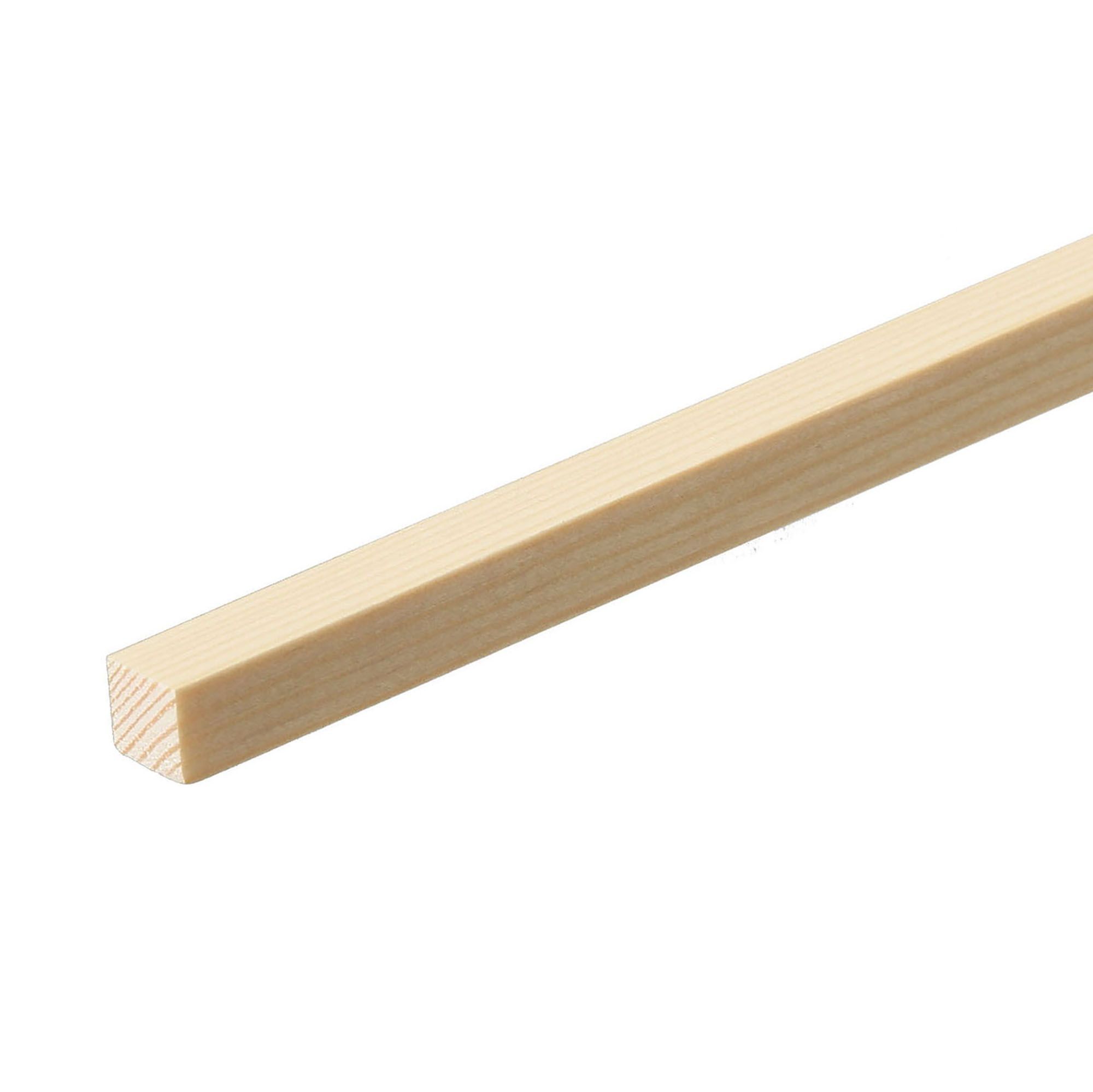 Cheshire Mouldings Smooth Square edge Pine Stripwood (L)0.9m (W)15mm (T)15mm Price Comparisons | Compare The Build