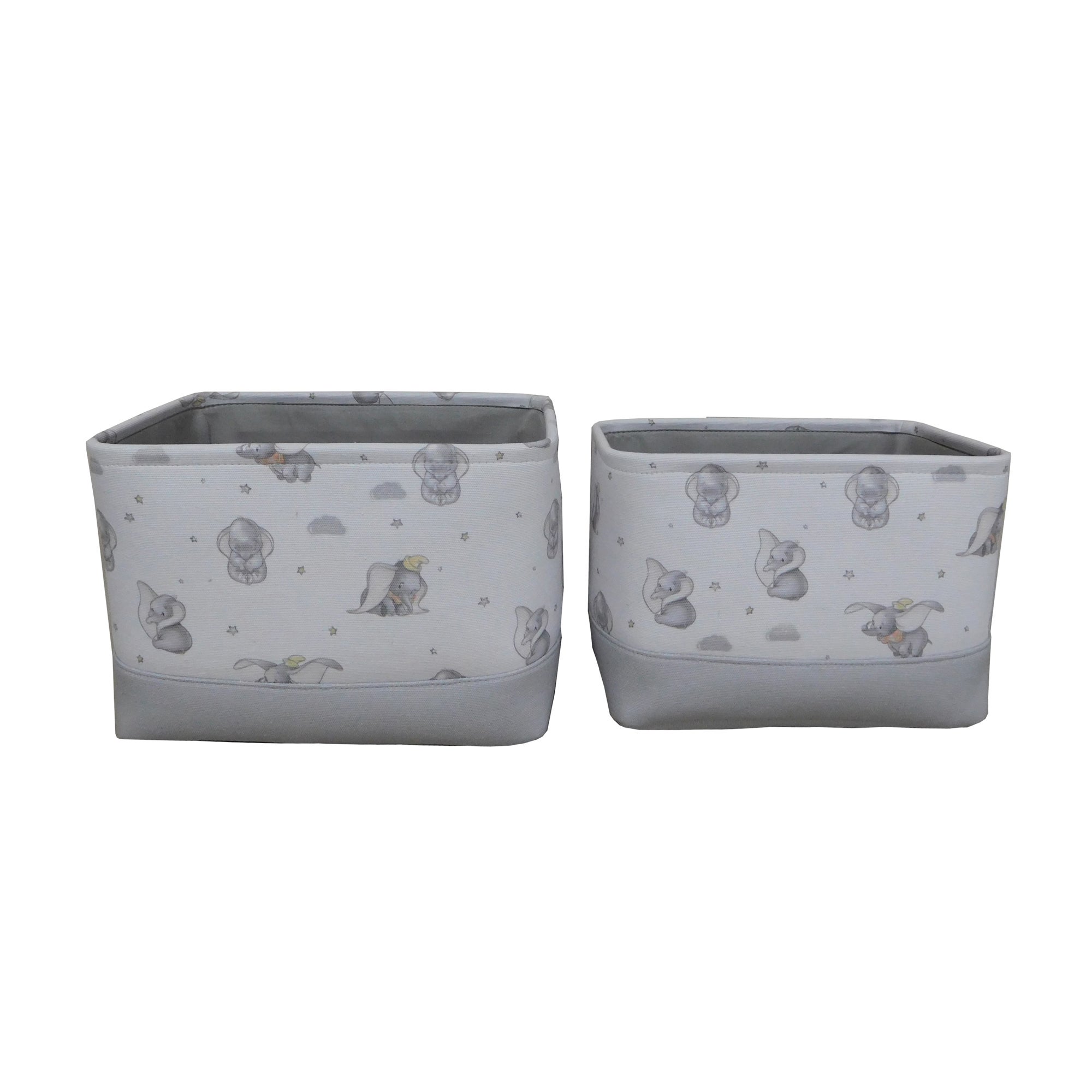 Disney Dumbo Twin Pack Soft Storage Basket Grey Price Comparisons | Compare The Build