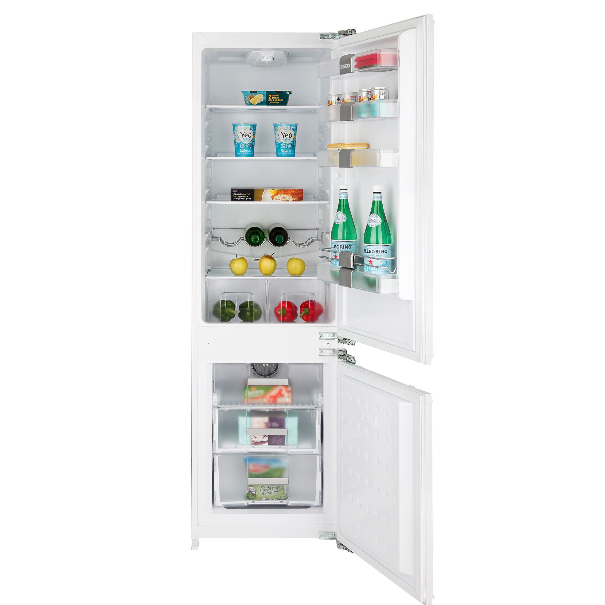 Beko Qc75F 70/30 White Integrated Fridge Freezer Price Comparisons | Compare The Build