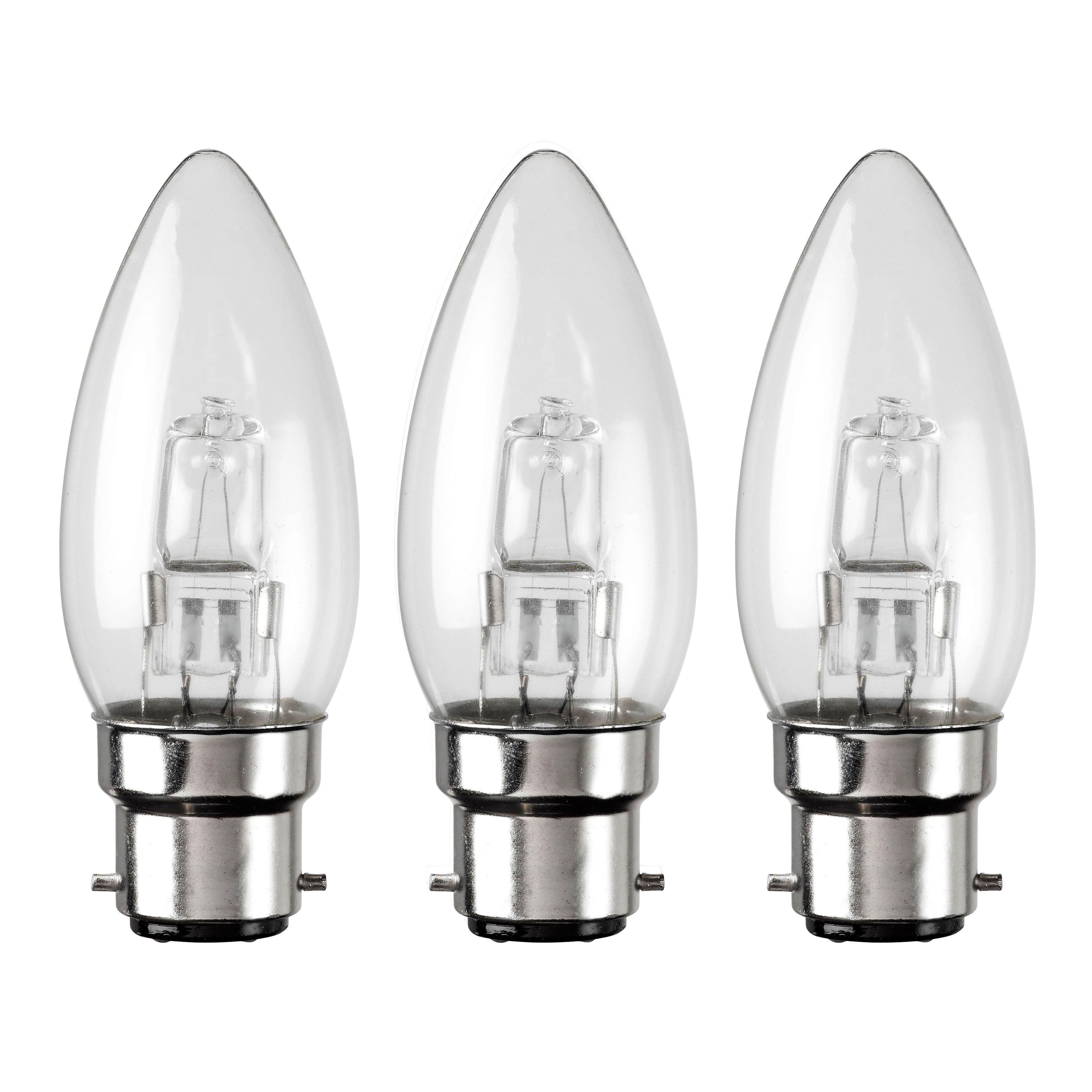 Diall B22 42W Halogen Dimmable Candle Light Bulb, Pack Of 3 Price Comparisons | Compare The Build