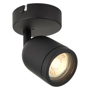 Hecta Black Wall Light - Matt Black | Compare The Build