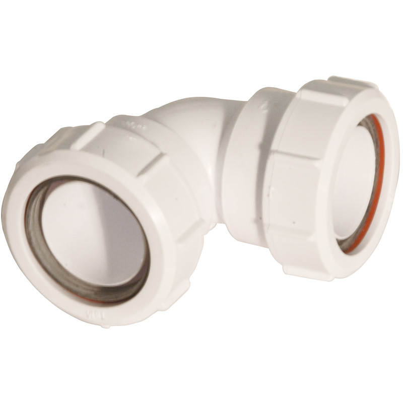 McAlpine Multi Fit 90deg Bend 1 1/2" in White Price Comparisons | Compare The Build