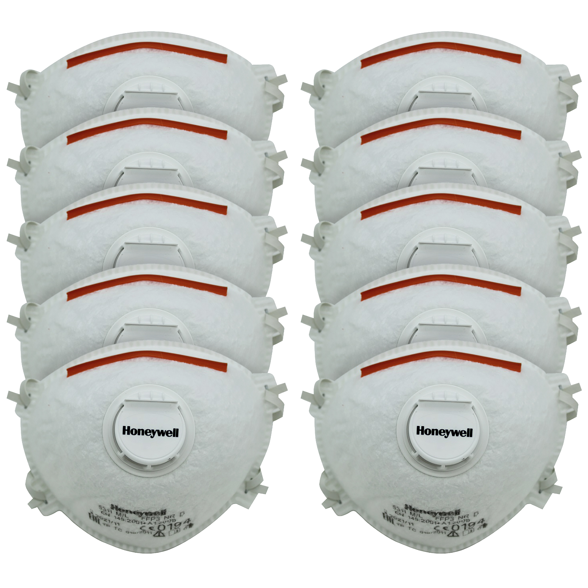 Honeywell FFP3V Moulded Cup Respirator Pack of 10 | Compare The Build