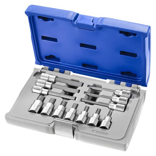 Expert by Facom 13 Piece 1/2" Drive Hex Socket Bit Set Metric 1/2" Price Comparisons | Compare The Build