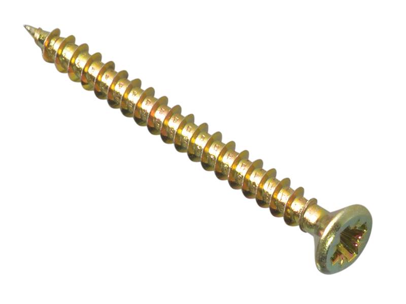 ForgeFix FORFPMP3540Y Multi-Purpose Pozi Compatible Screw CSK ST ZYP 3.5 x 40mm Forge Pack 25 Price Comparisons | Compare The Build