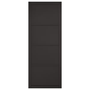 LPD Internal Soho 4 Panel Primed Black Solid Core Door - 762 x 1981mm Price Comparisons | Compare The Build
