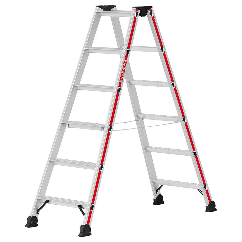 Hymer 4024 2 Section Double Sided Stepladder 1.38m - 1.53m 402412 Price Comparisons | Compare The Build