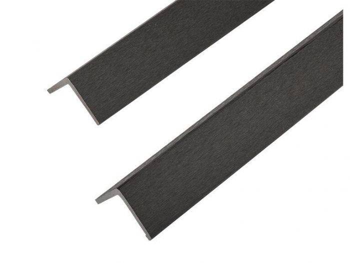 Composite Corner Trim 2200mm x 60mm x 50mm - Charcoal | Compare The Build