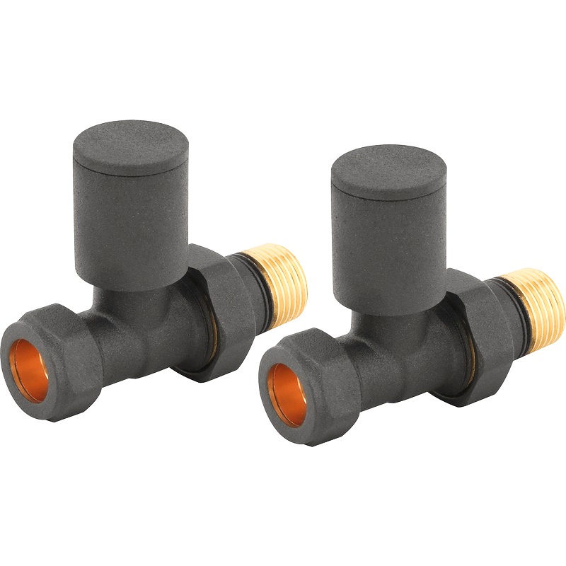 Radvalves UK Manual Valves, Round, Anthracite Straight Price Comparisons | Compare The Build