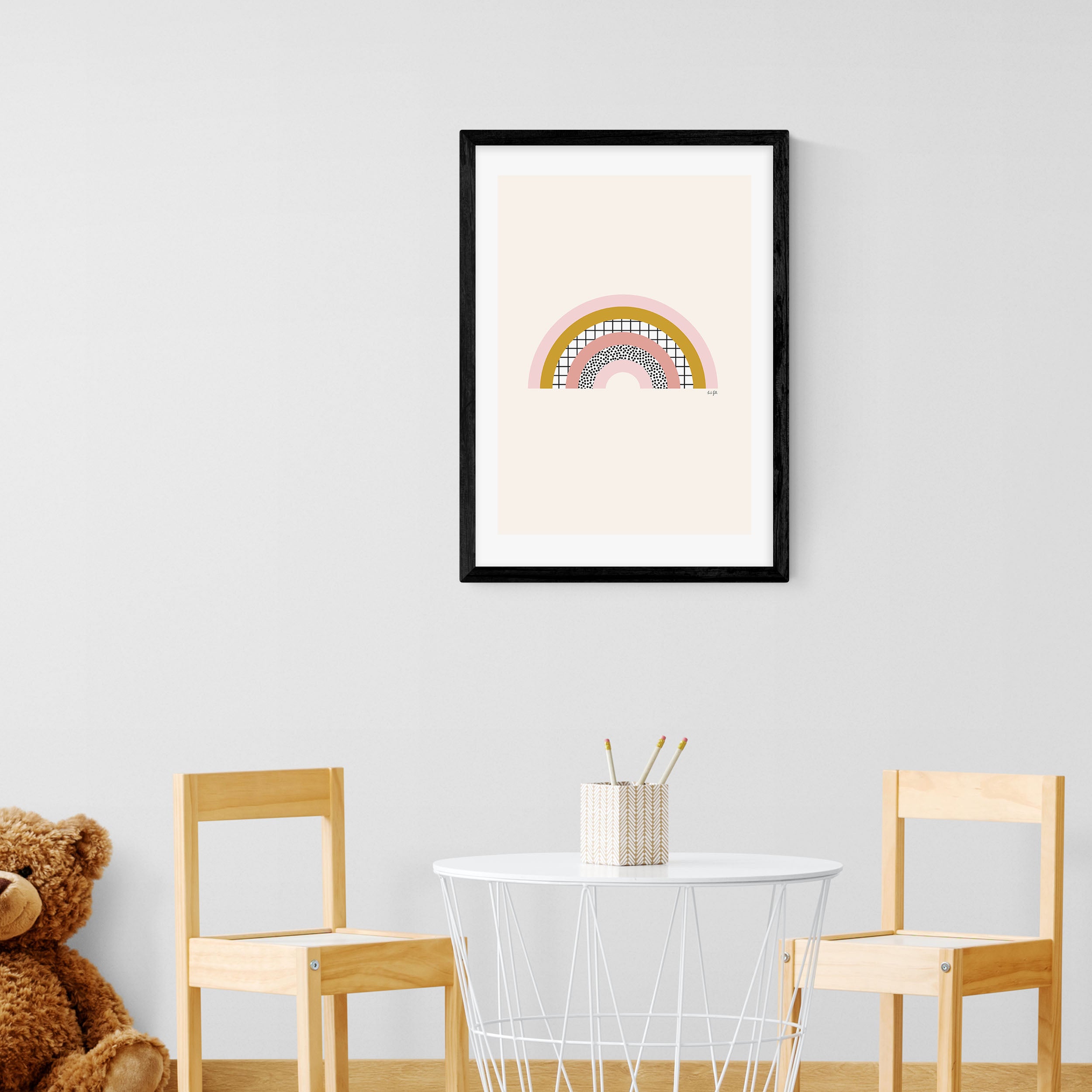 East End Prints Graphic Rainbow Print White Price Comparisons | Compare The Build