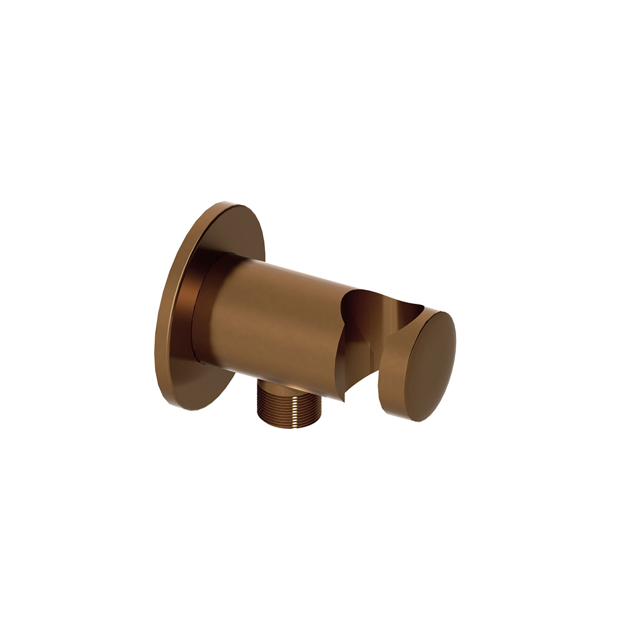 Aquadry Oria Brushed Bronze Effect Wall Outlet & Holder Price Comparisons | Compare The Build