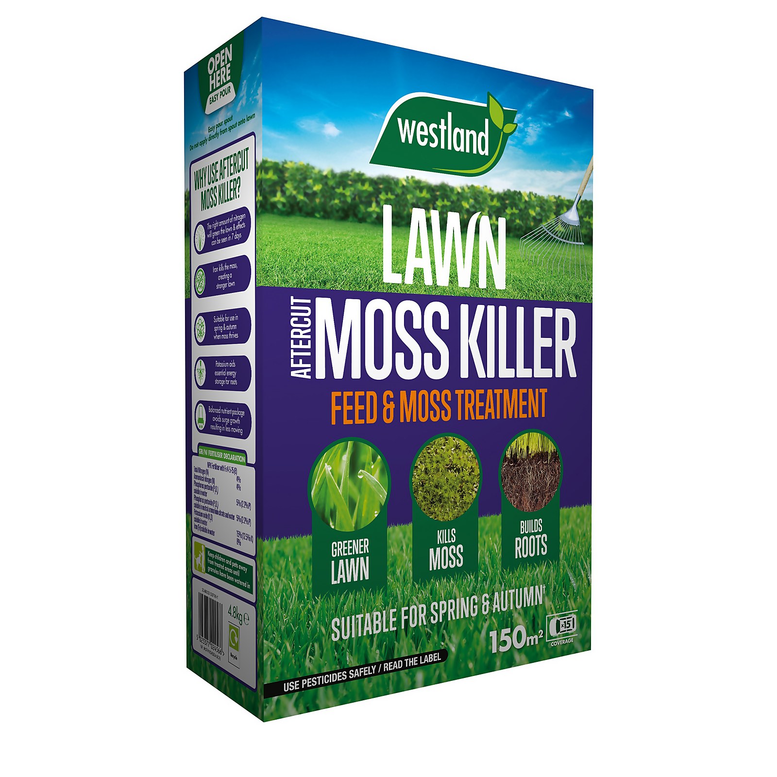 Westland Aftercut Moss Killer 150m2 | Compare The Build