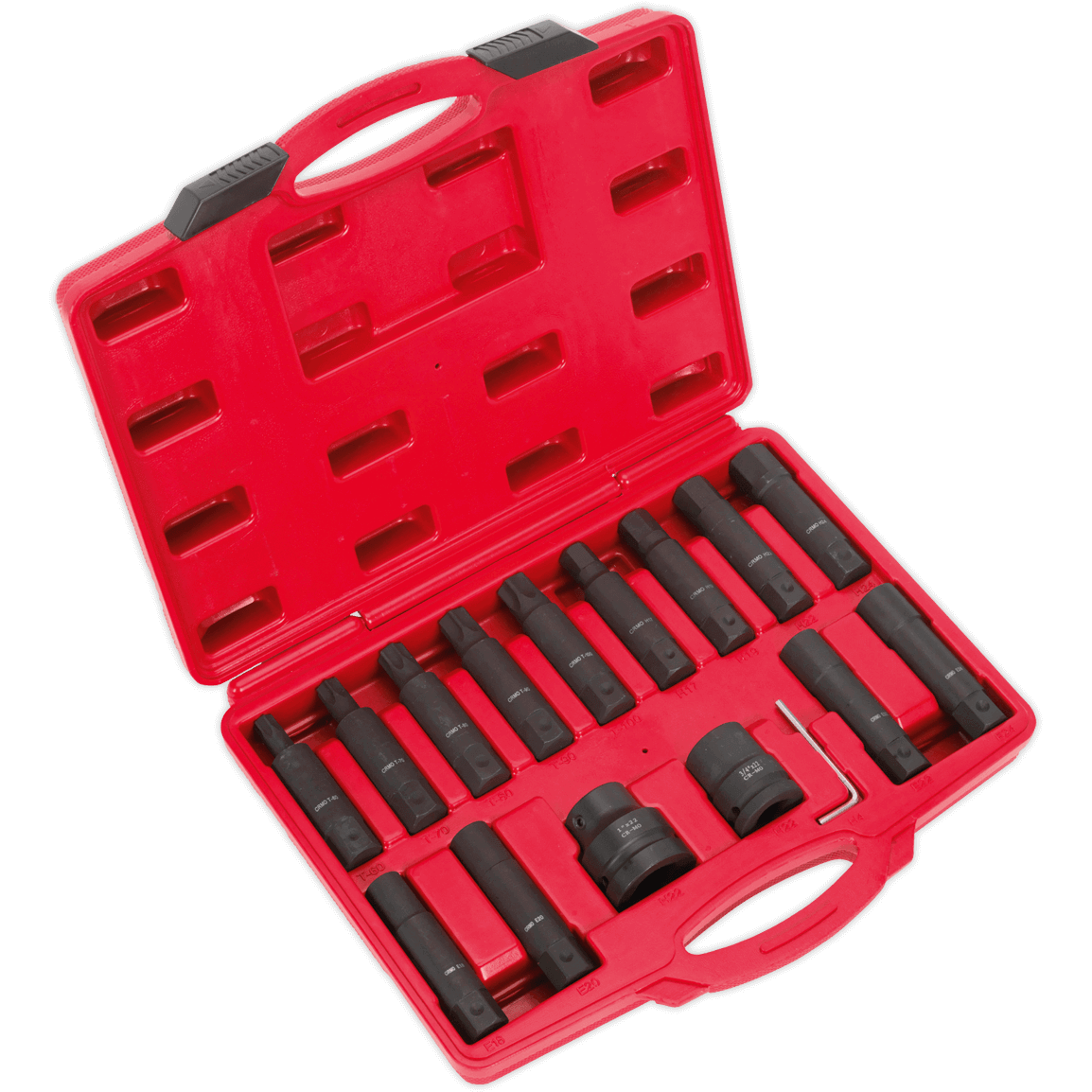 Sealey 16 Piece Combination Drive Impact Hexagon and Torx Socket / Socket Bit Set Combination Price Comparisons | Compare The Build