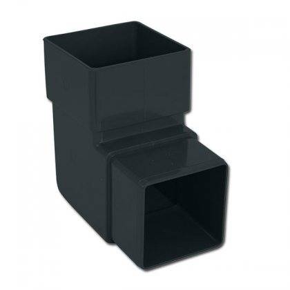 FloPlast Anthracite Grey Square Downpipe Offset Bends 92.5 Deg RBS1.A Price Comparisons | Compare The Build
